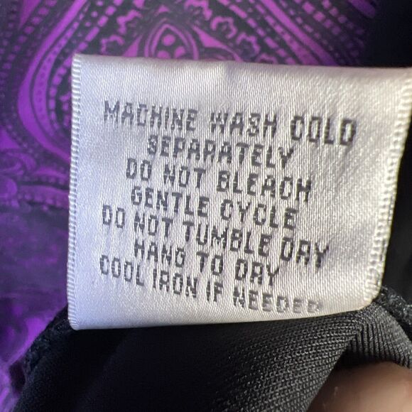 Olivia Mathews Plus Size 3X Purple and Black Dress Stylish Modern Cut Women's - Picture 8 of 10